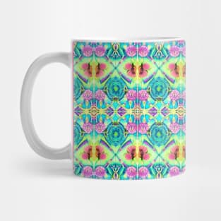 Boho Butterfly & Flower Pattern Mug